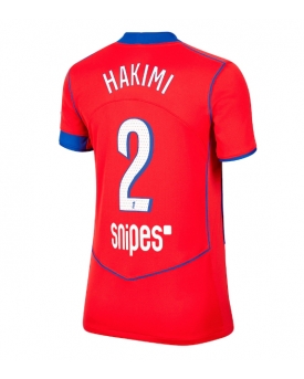 Billige Fotballdrakt Paris Saint-Germain Achraf Hakimi #2 Replika Tredjedrakt Dame 2025-26 Kortermet Billige Fotballdrakt Paris Saint-Germain Achraf Hakimi #2 Replika Tredjedrakt Dame 2025-26 Kortermet